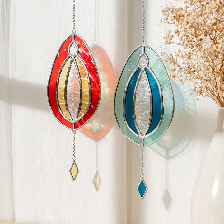 Vagina Stained Glass Vagina Decoration Boho Art F10 for wholesale by MondoBellissimo