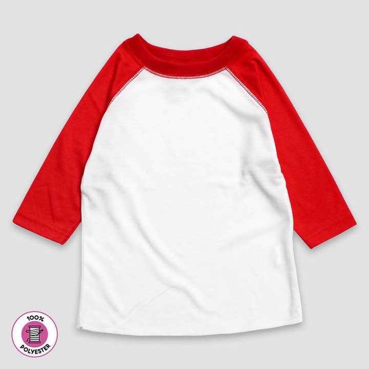 Laughing Giraffe – wholesale T-shirt – Kids – Toddler & Kids Raglan Polyester Baseball Shirt Mix & Match