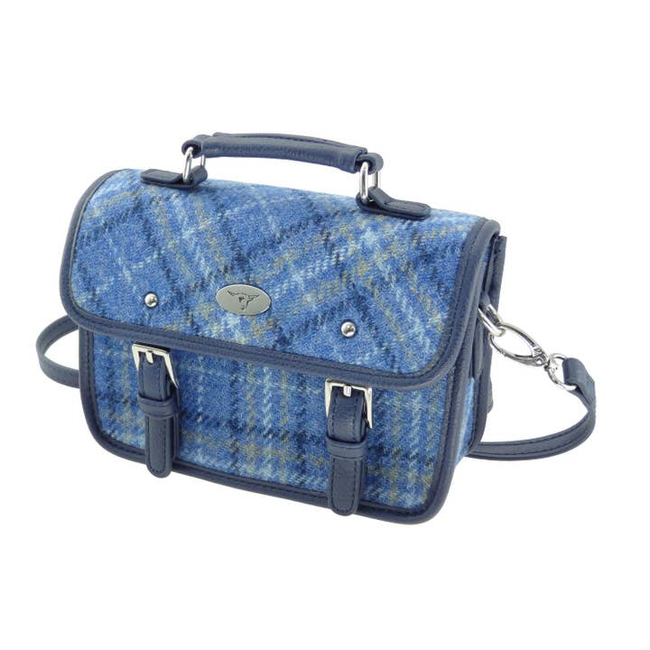Glen Appin Of Scotland – Engroshandel Skuldertaske – Kvinder – LB1230 Harris Tweed 'Bervie' Mini Skuldertaske16