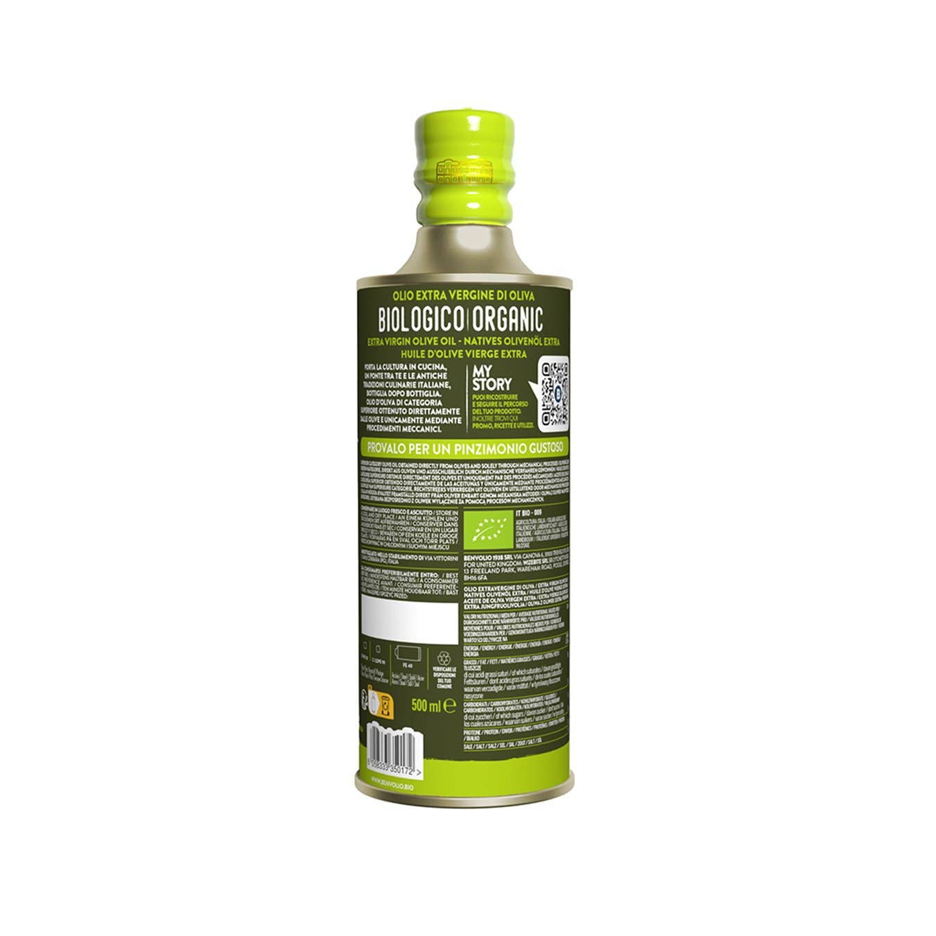 BENVOLIO.BIO by Wizebite S.r.l. SB - Wholesale Olive Oil - BENVOLIO Organic Extra Virgin Olive Oil 100% Italian 500ml8