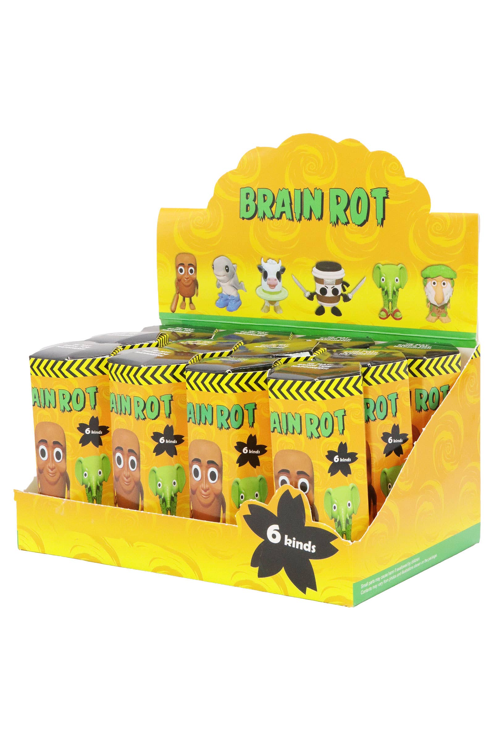 ASSORTED Brain Rot Figurine Mystery Blind Box - 12 Pcs for wholesale on Faire1