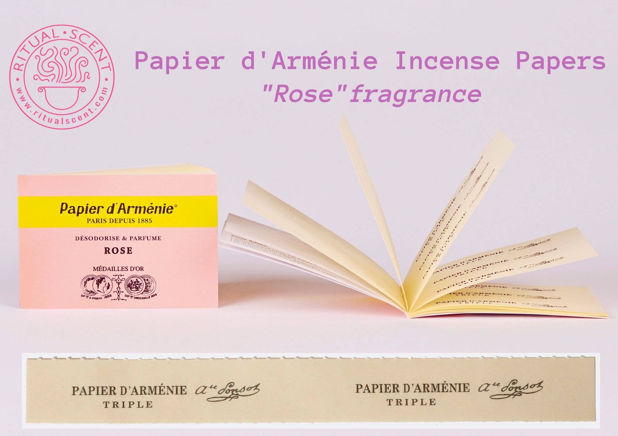 Ritual Scent – Großhandel Räucherwerk – Papier d'Arménie französische Räucherpapiere – Duft „Tradition“10
