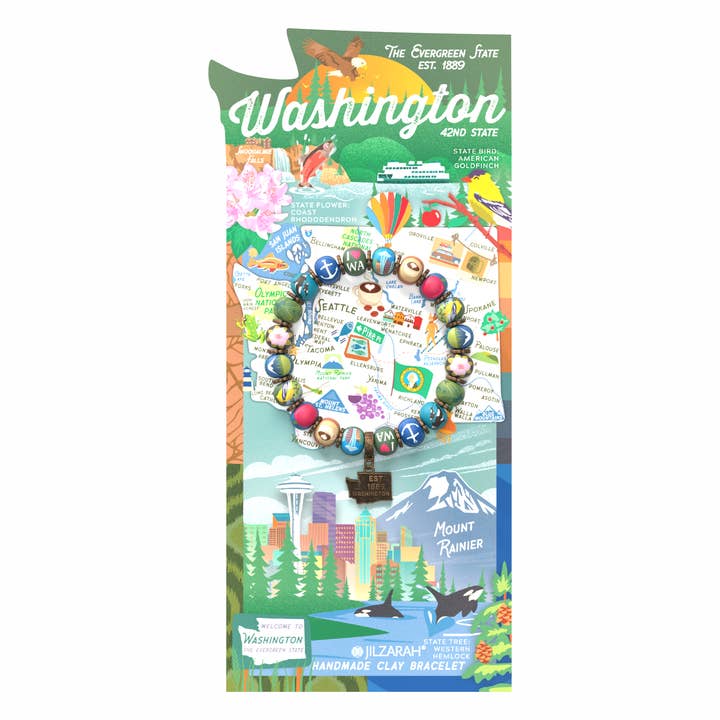 Washington Places We Love Bracelet for wholesale by JILZARAH