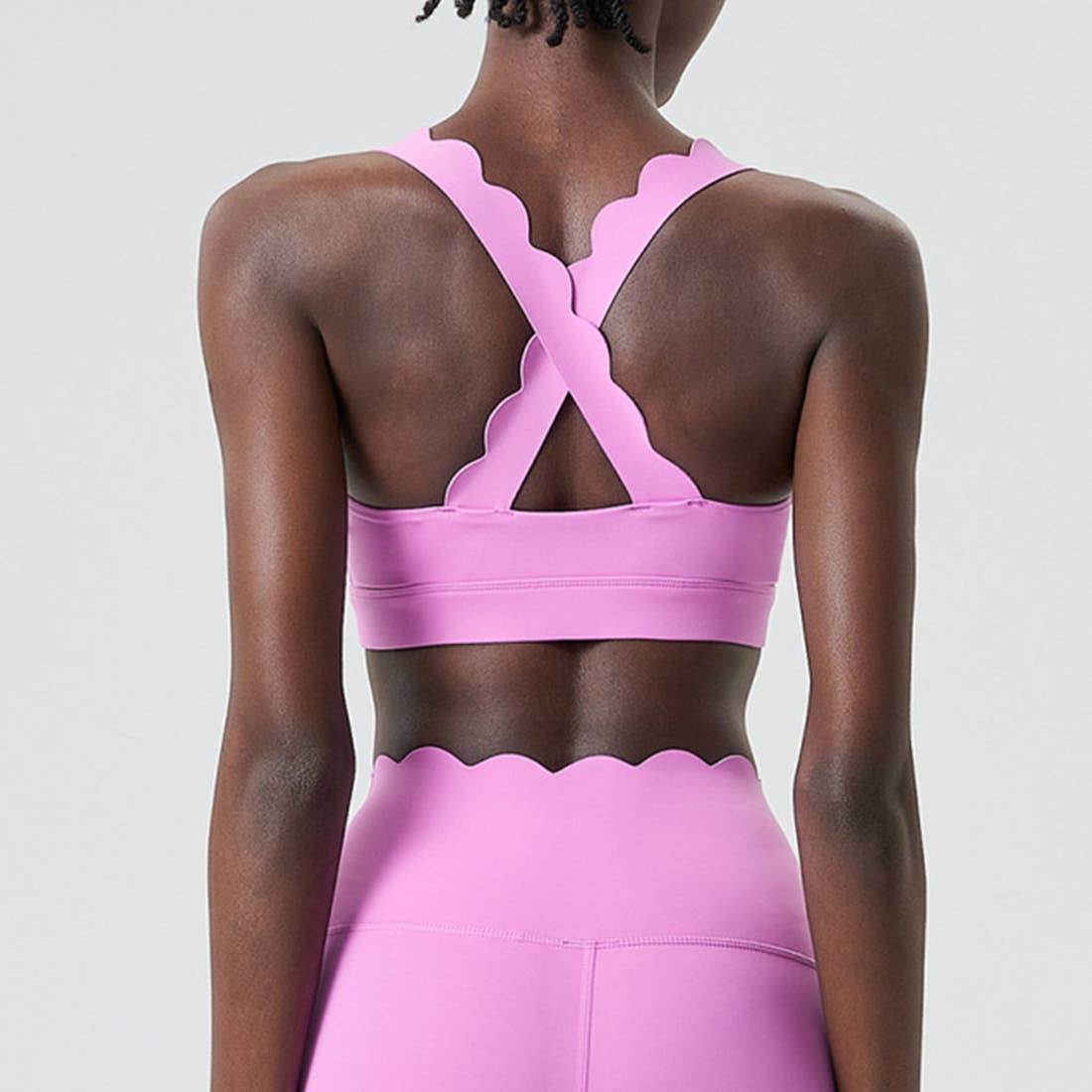 Sodalemon – wholesale Activewear set – Women′s – Women Seamless Yoga Set - Removable Cup Bra&Contoured Tights23