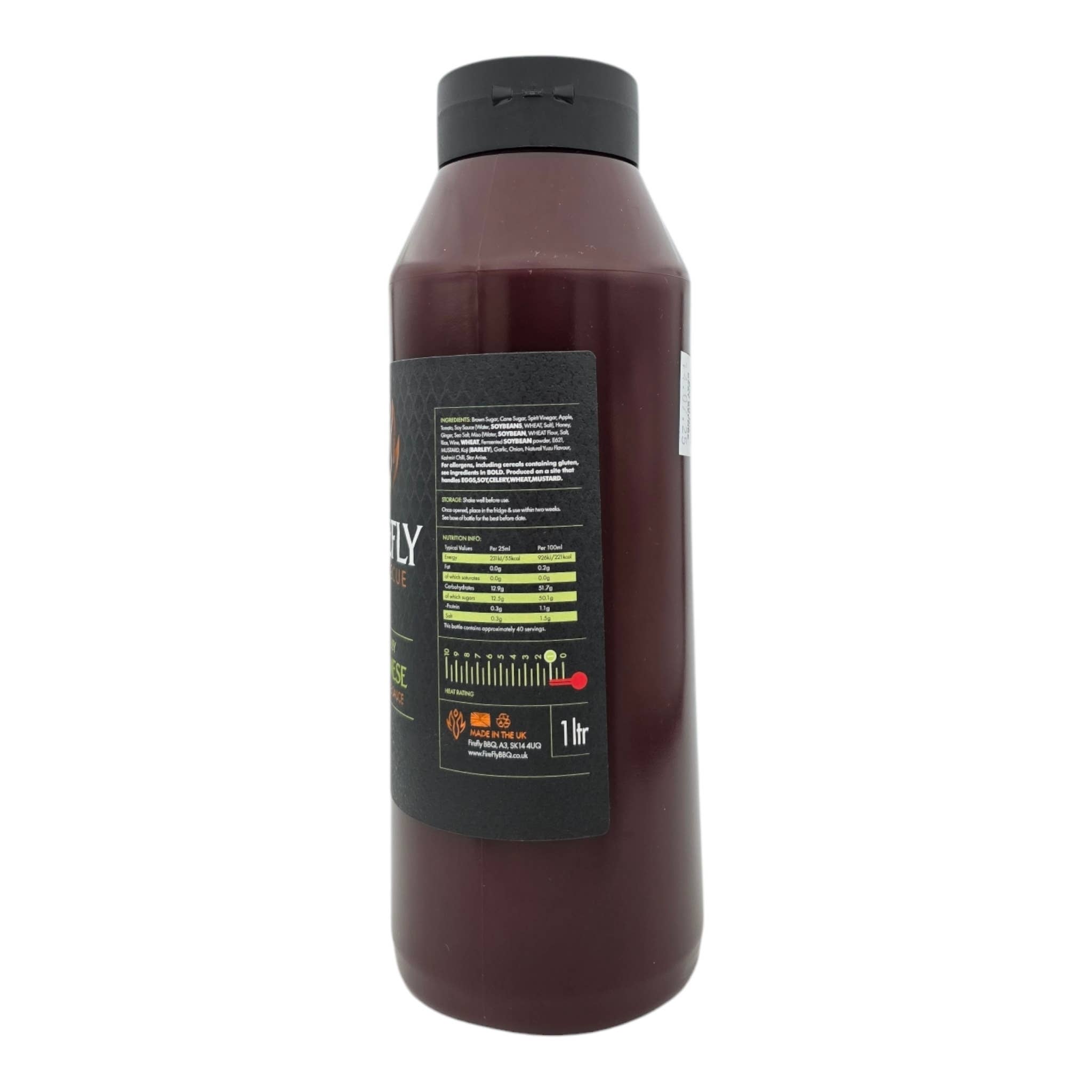 Firefly Barbecue - Venta al por mayor Salsas barbacoa - Salsa BBQ Yuzu Japonesa 1l1