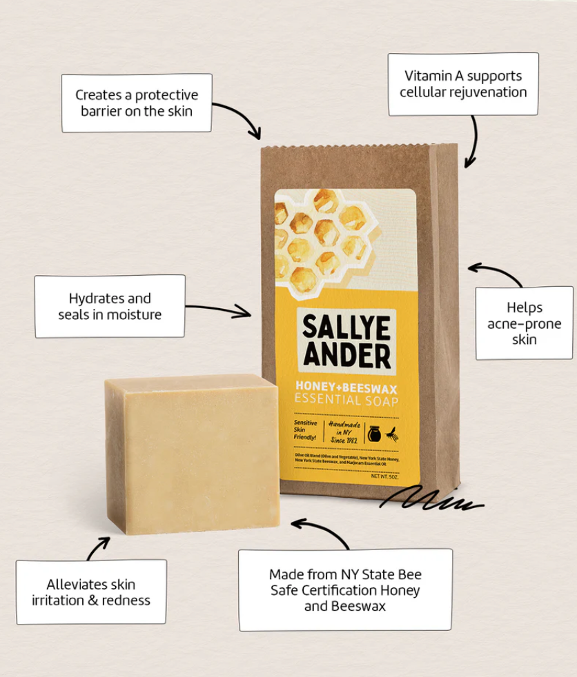 SallyeAnder – Engroshandel Sæbestykke – Honning+ Bivoks Sæbe2