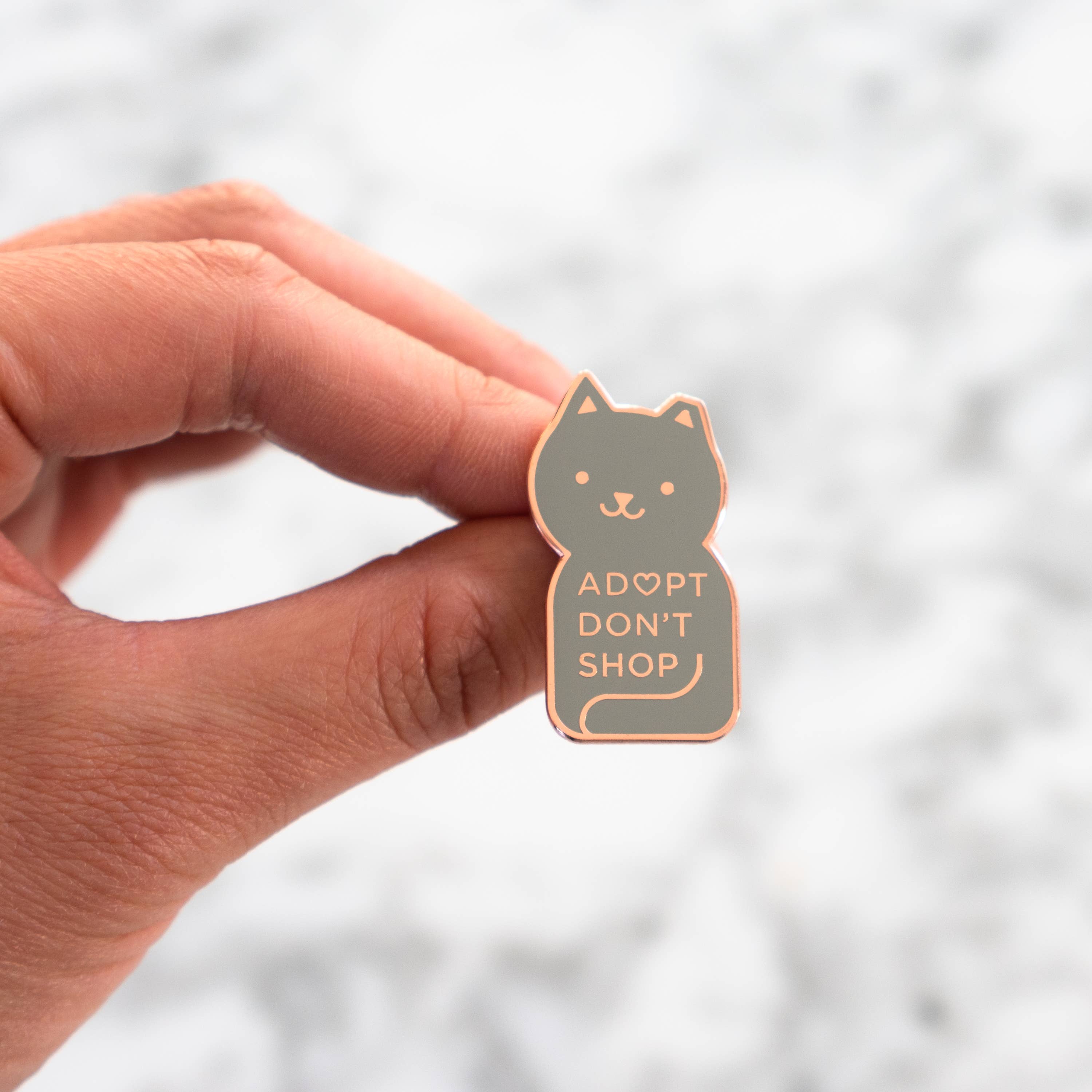 Everyday Olive - Wholesale Lapel Pin/Button - Adopt Don't Shop Pin3