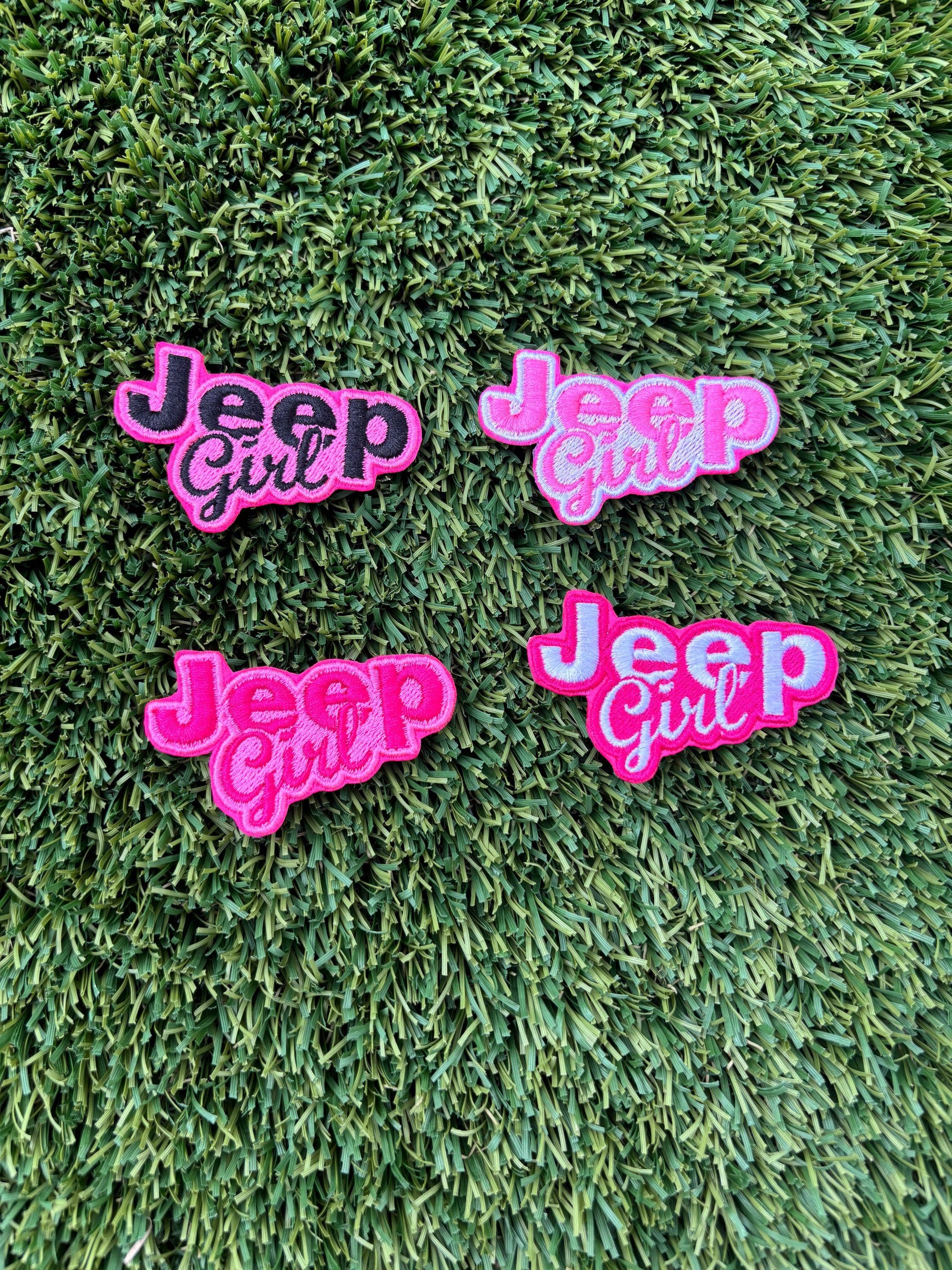 Eric Hill Designs, LLC – Emblema por atacado – Remendo de Rapariga da Moda Jeep