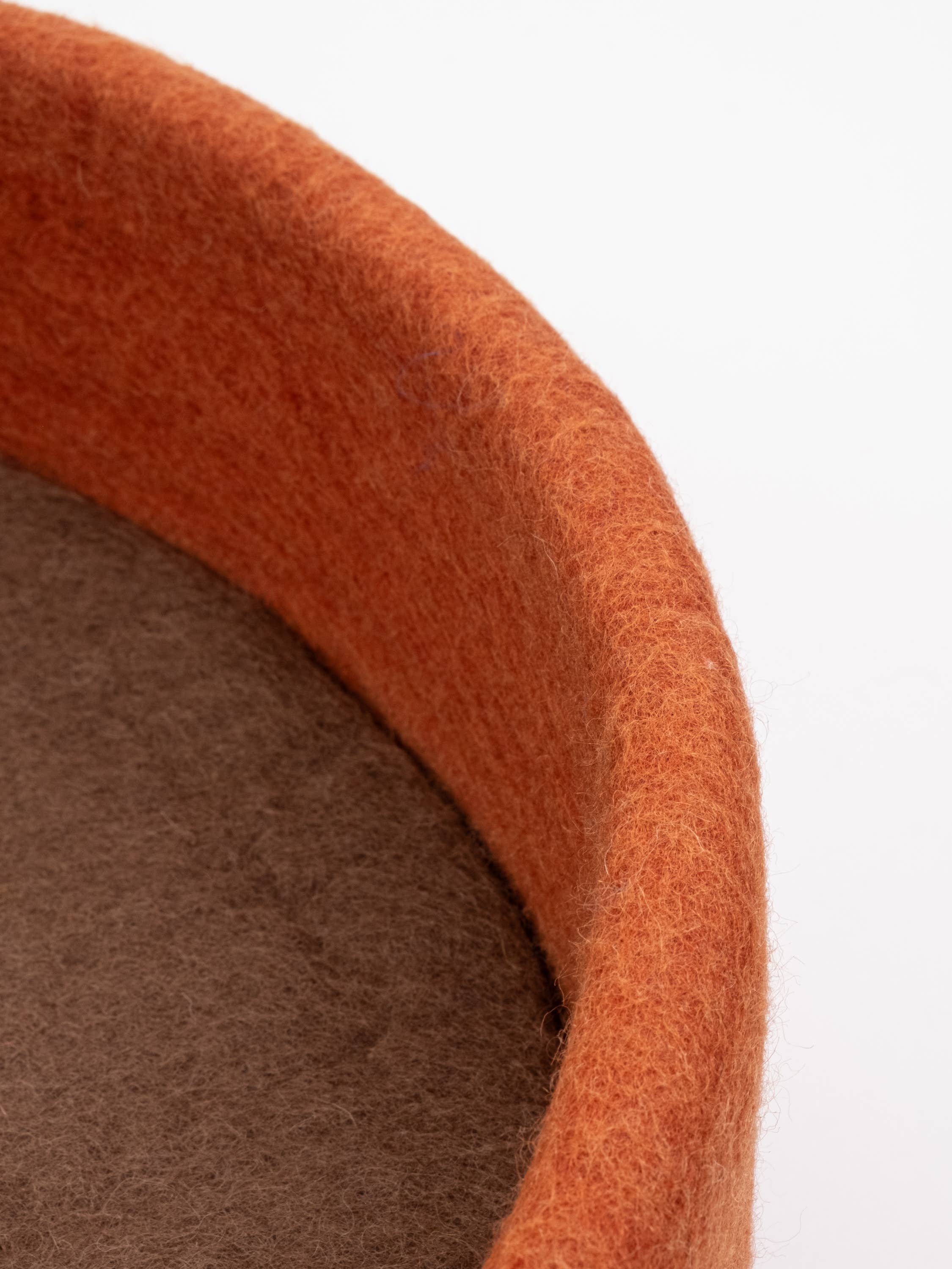 myfelt - Wholesale Pet Bed - Cat/Dog - Lora Cat Basket - Inlay Brown1