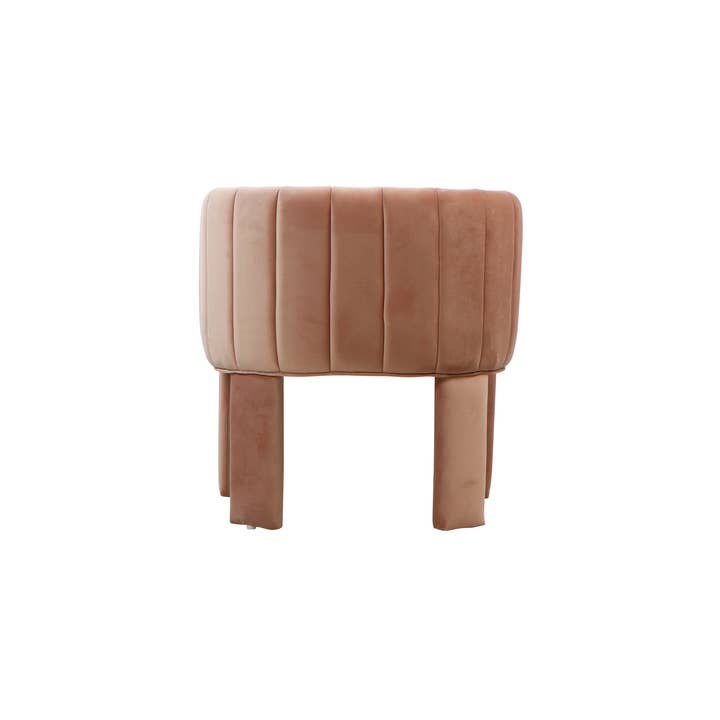 Statements by J - Wholesale Chair - Olivia Channel Tufted Dining Armchair in Blush5