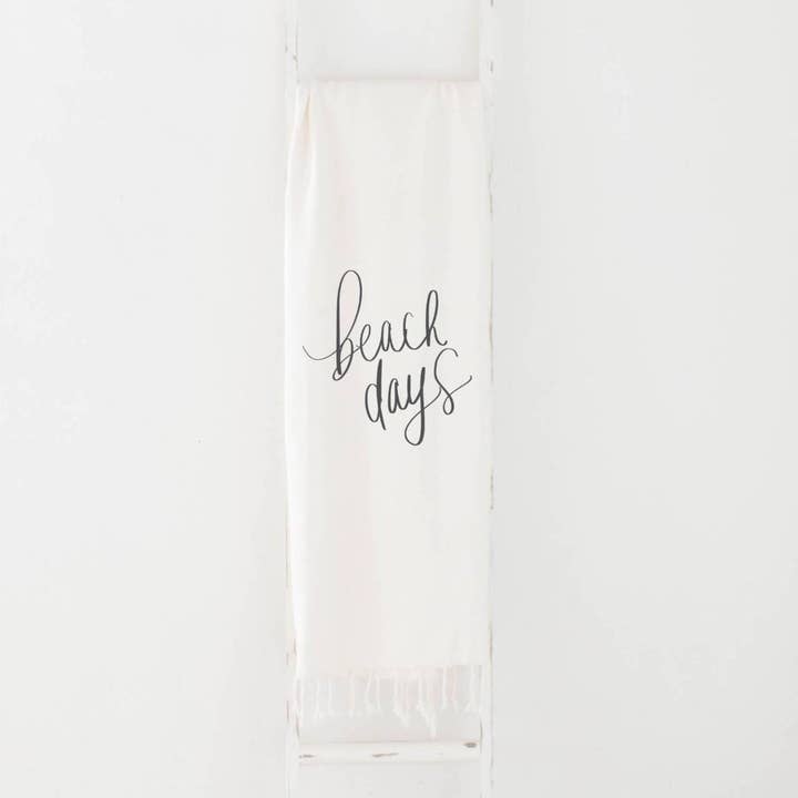 Throw Blankets - Beach Days | Housewarming Gift for wholesale by DWELL Home Shoppe