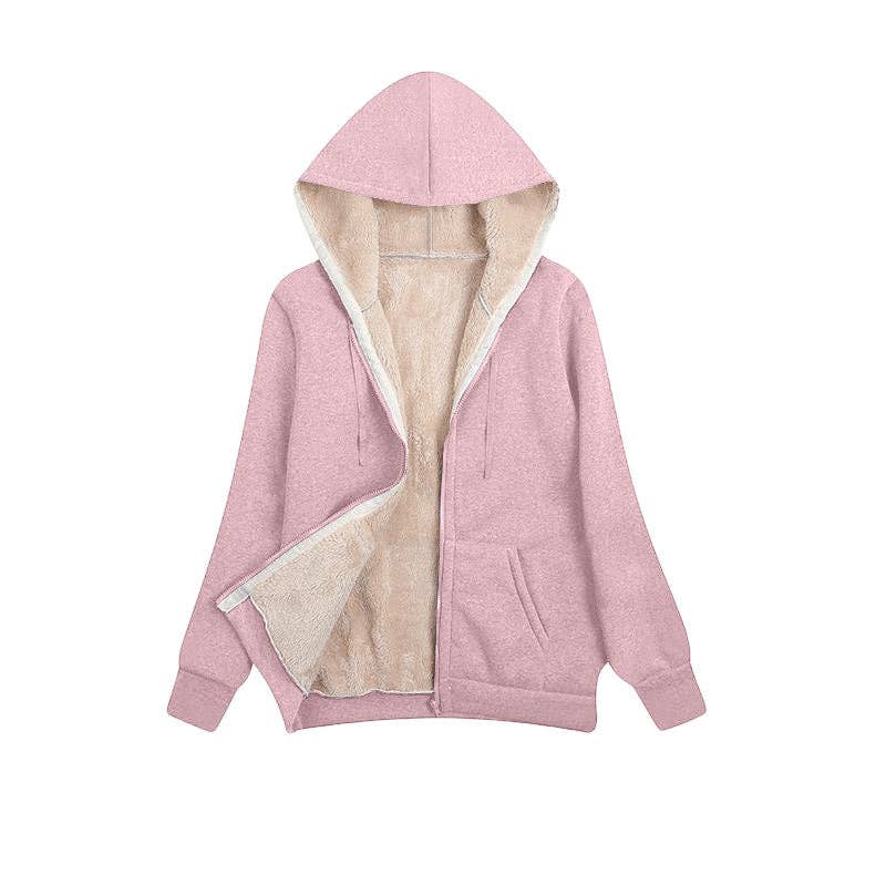 Marayn - Wholesale Hoodie - Women's - Cozy Winter Womens Fleece Hoodie Jacket Bestseller25