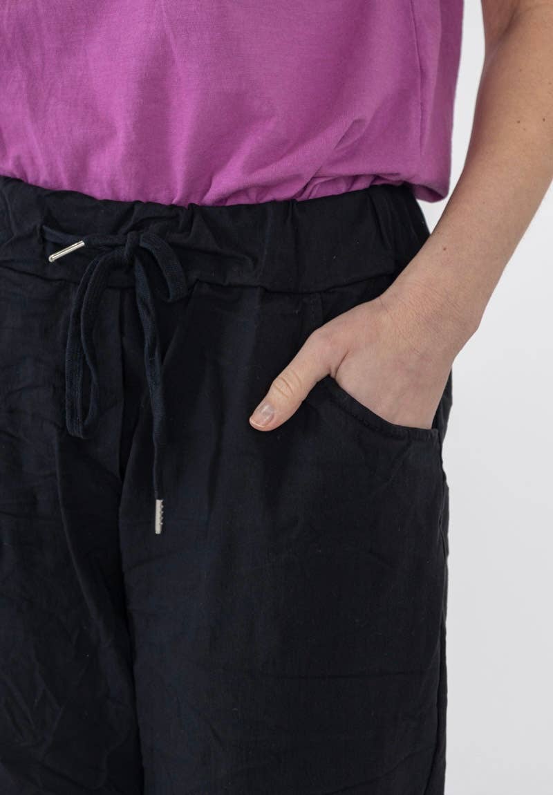 LINEN & COTTON HOUSE – wholesale Pants – Women's – 77312 WRINKLED PANTS WITH LARGE POCKETS20