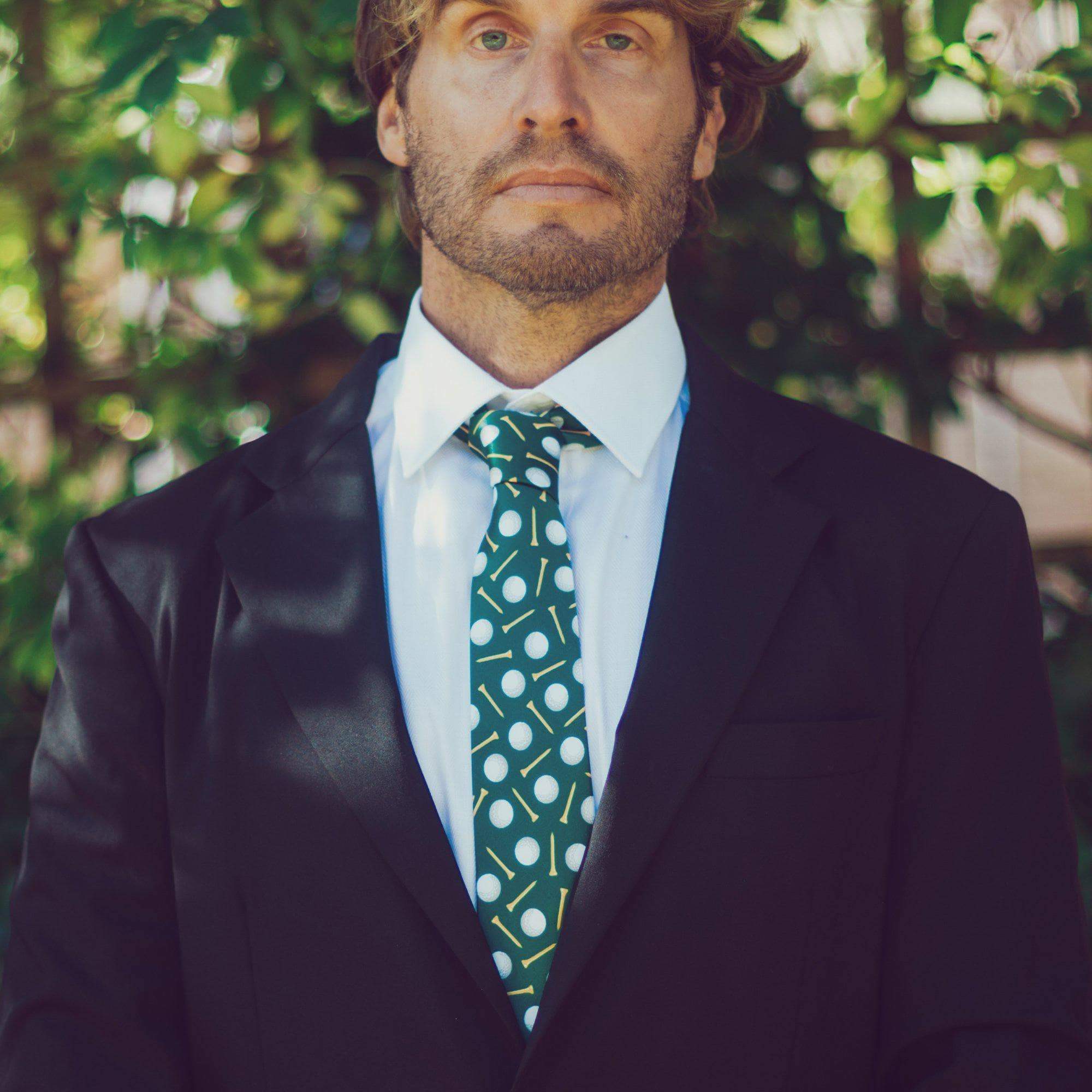 Green You'll Need A Lot Of Balls To Golf With Me Neck Tie Necktie for wholesale on Faire1