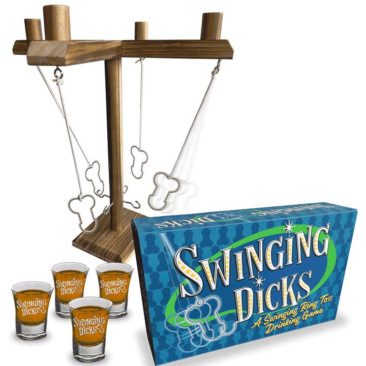 Little Genie Productions - Wholesale Board game - Swinging Dicks Drinking Game & Shot Glasses1