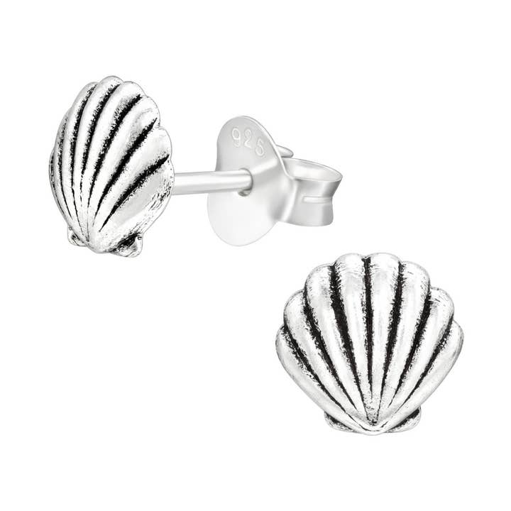 E-173 Scallop Shell Earrings for wholesale by Moonrise Jewelry