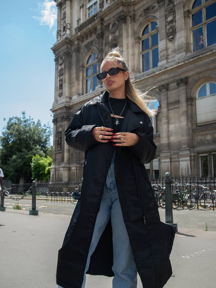 KZELL PARIS - Vendita all'ingrosso Parka - Donna - Trench impermeabile trapuntato8