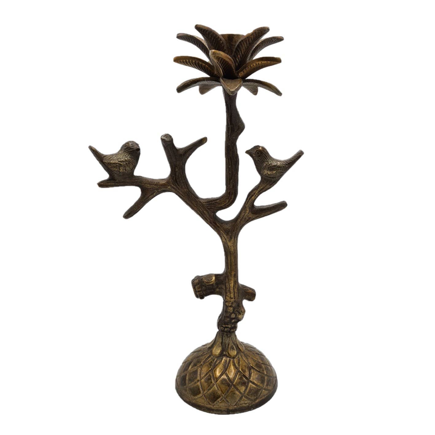 ADC Eindhoven – wholesale Candle holder – Candle Holder - Bird - Antique Brass Shiny1