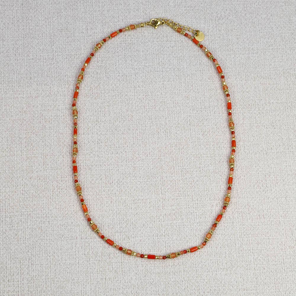 Les Cleias – Engroshandel Choker/colliers – Mandana halskæde i stål1