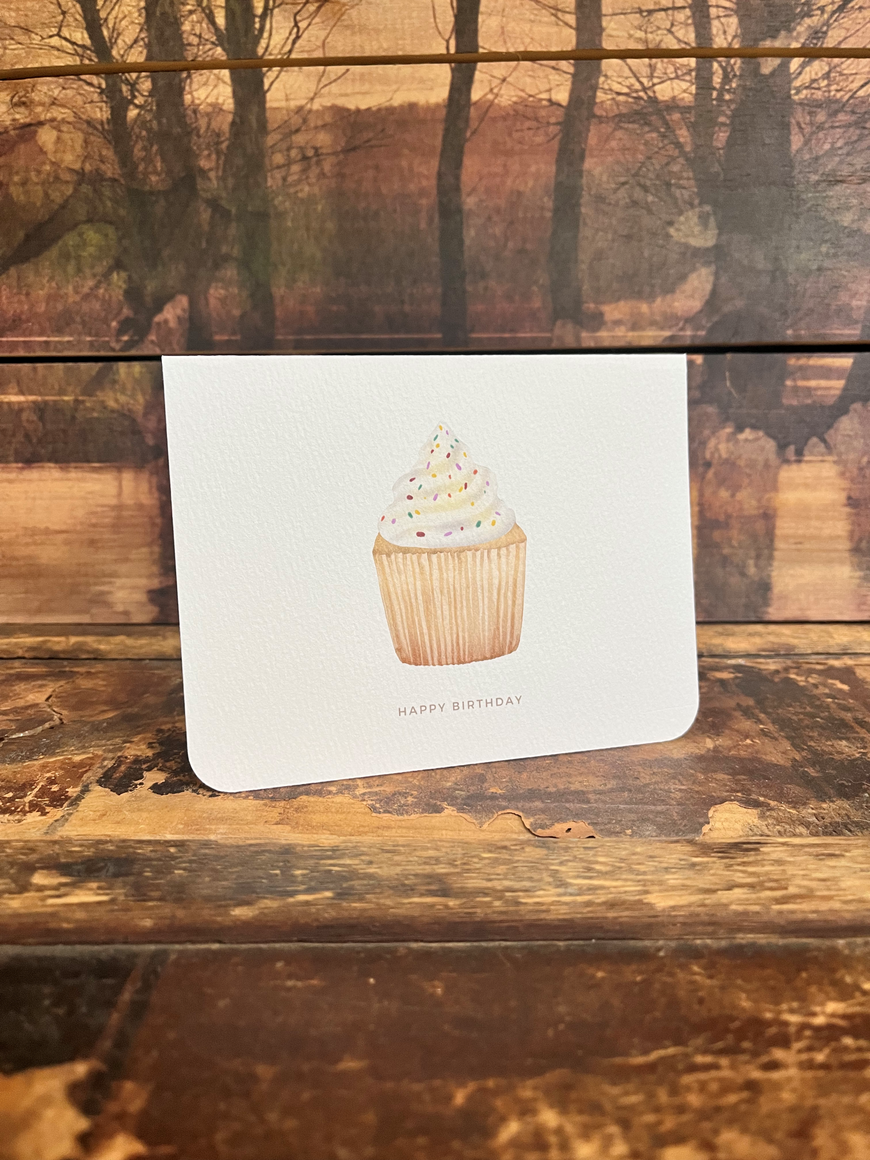Paper Kuts - Wholesale Birthday Card - "Happy Birthday" Cupcake Card, Includes Kraft Envelope3