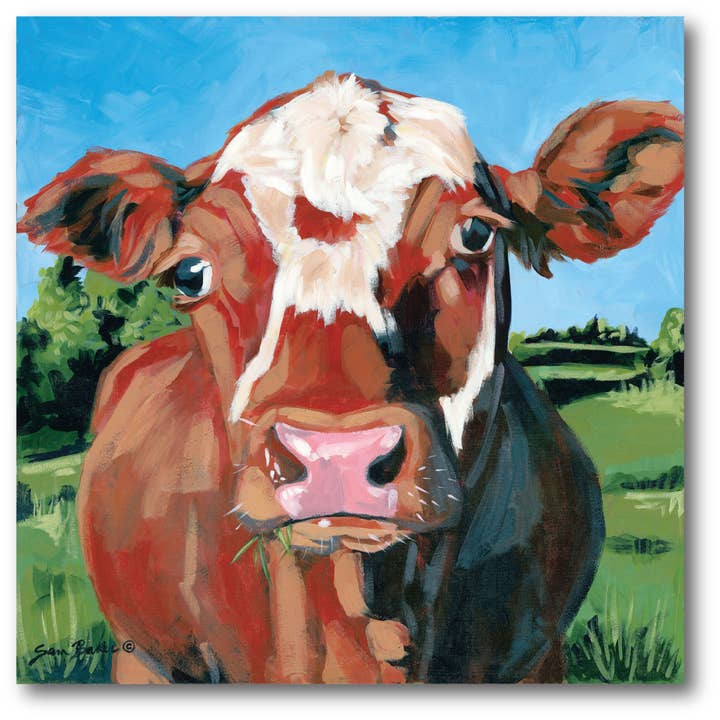 Henry the Hereford Gallery - Wrapped Canvas Wall Art for wholesale by Courtside Market