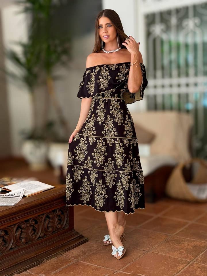 Nicole luksuskjole for engroshandel hos Madmoizelle Closet