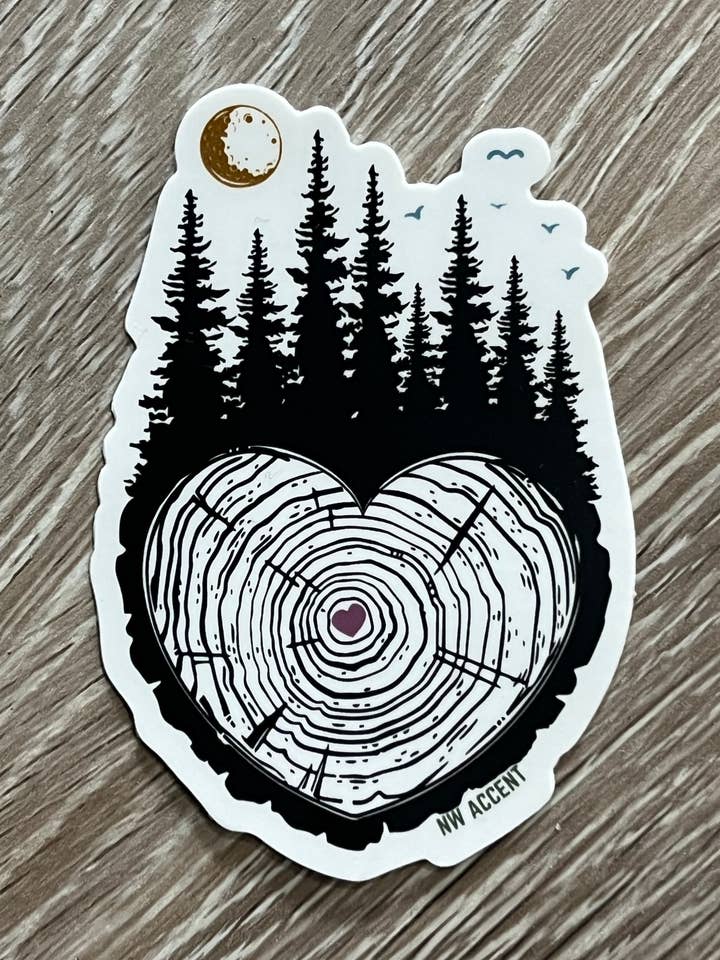 Heartwood Harmony klistermärke för wholesale av NW Accent