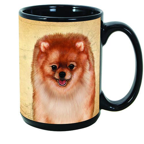 Pet Gifts USA, LLC - Wholesale Coffee Mug - My Faithful Friend Mugs Pomeranian Orange