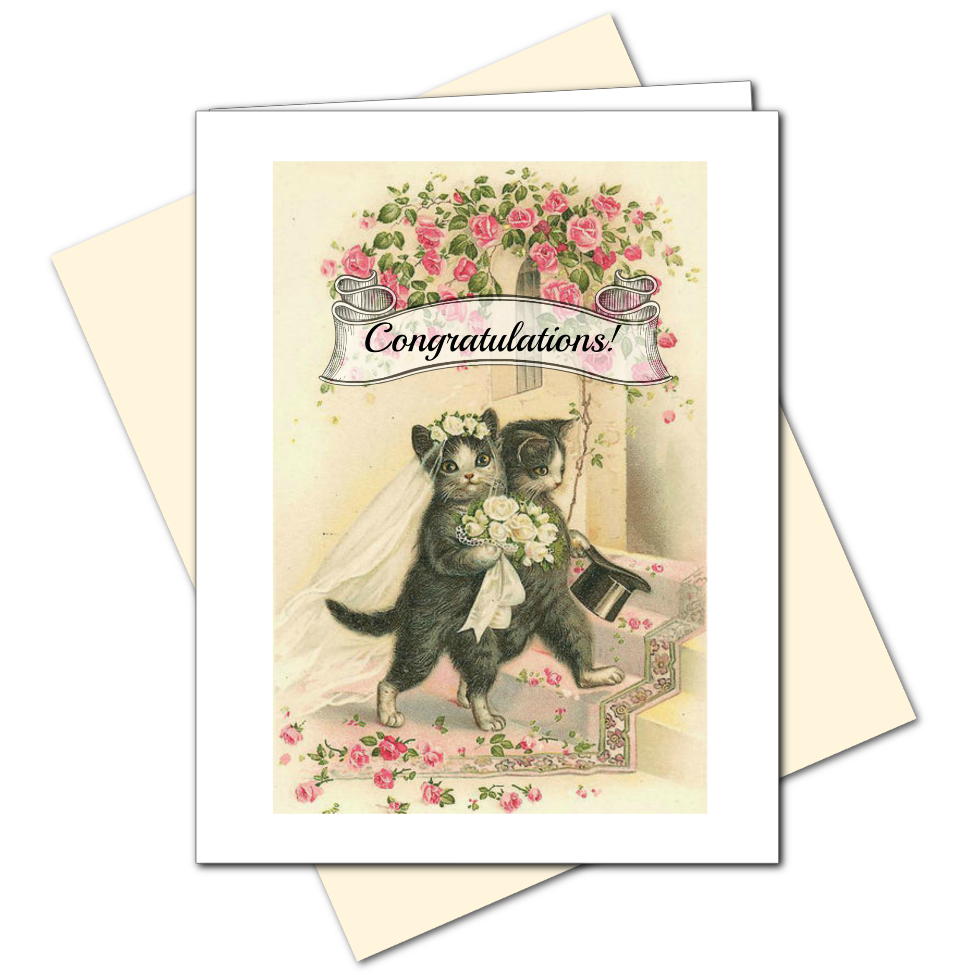 Ümlaut Brooklyn - Wholesale Wedding Card - Wedding Cats - Wedding Card1