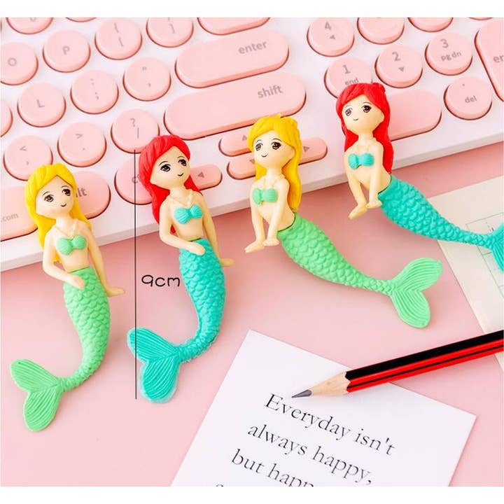 Holiday Farm - Wholesale Eraser - Cartoon Mermaid Eraser Set For Kids Halloween8