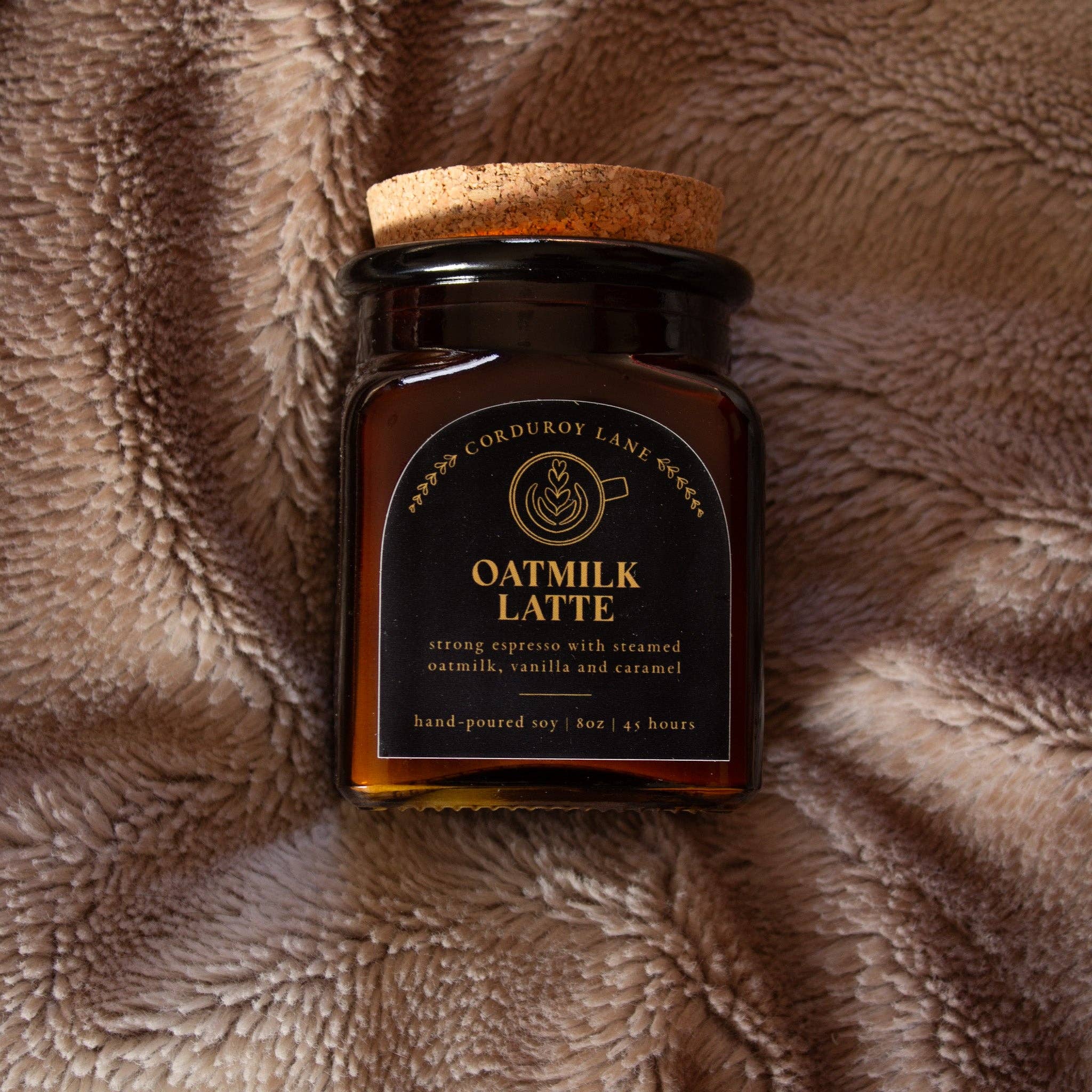 Corduroy Lane Candle Co - Wholesale Jar/Filled Candle - Oatmilk Latte Apothecary Candle2