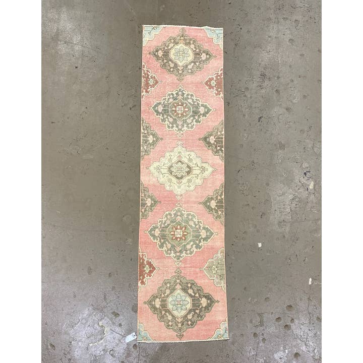 Turkish Oriental Rug Runner | 2.9 x 10.9 for wholesale by Vintage Loomz
