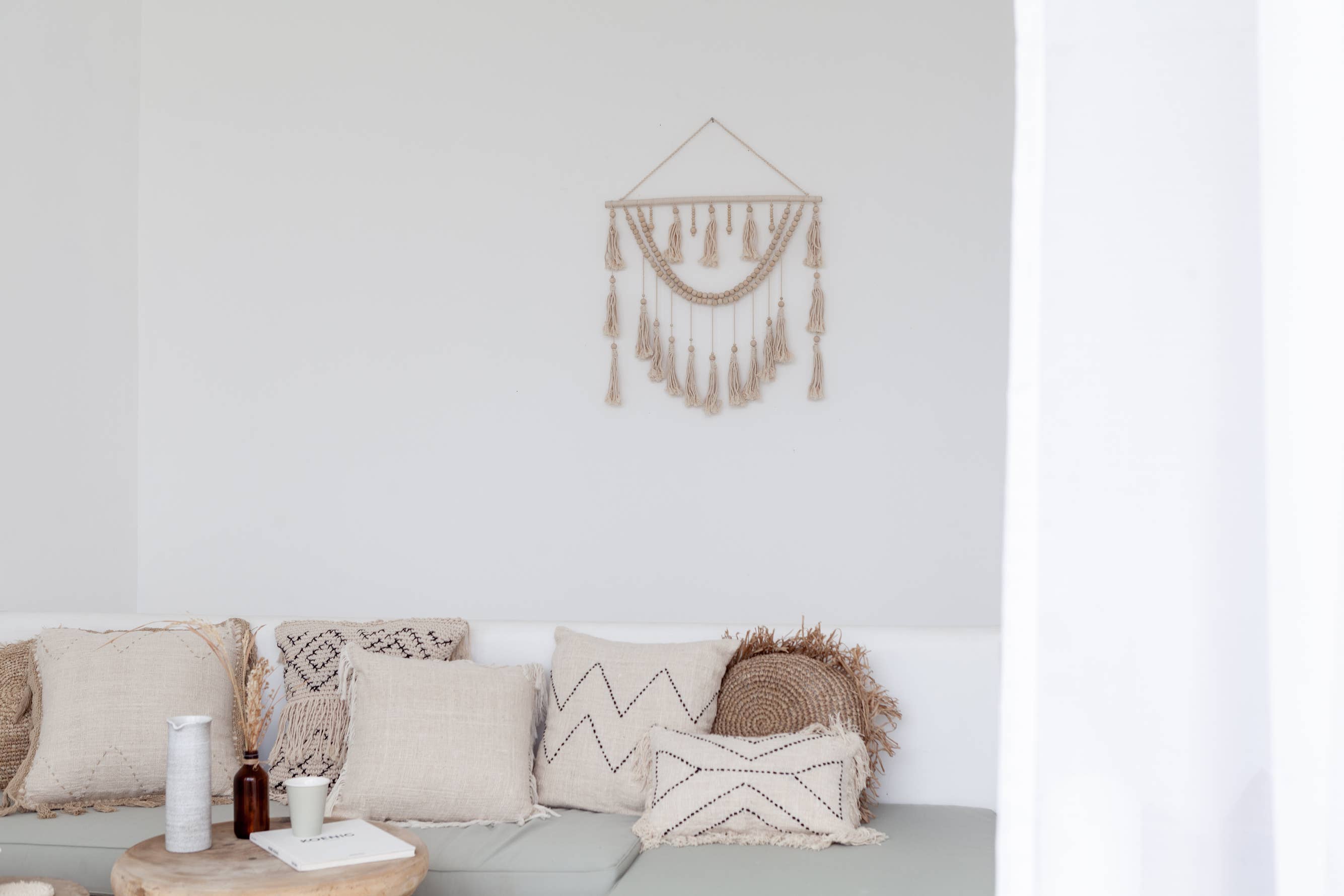 Village Thrive - Wholesale Tapestry/Textile - Ulu Tassel Wall Hanging6