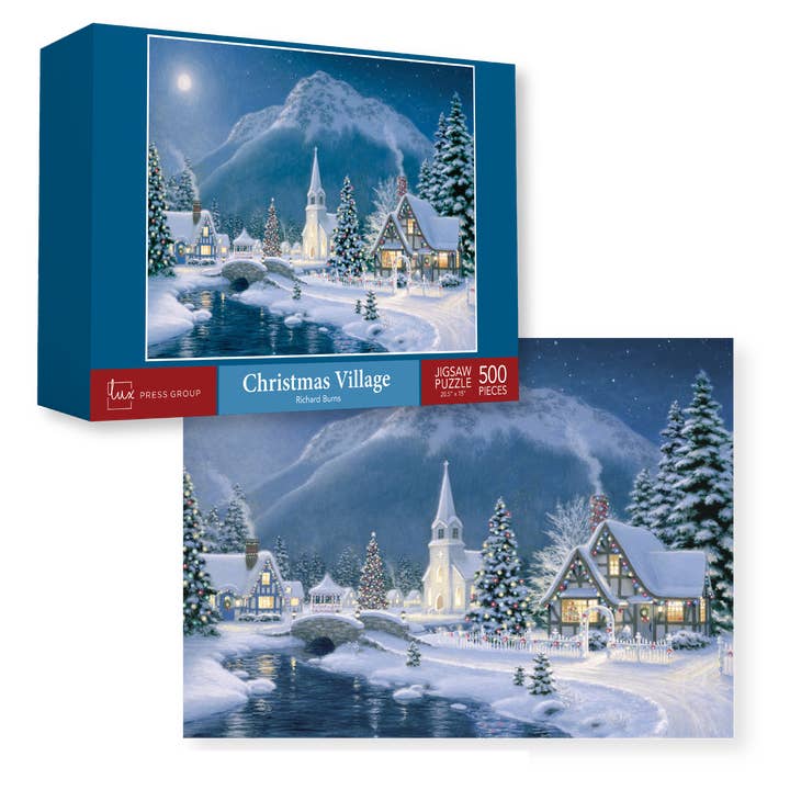 500-delige puzzel bergkerk voor wholesale door Lux Press Group | LPG Greetings