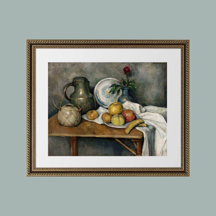 Sea to Skye - Wholesale Art Print - Still Life of Fruit on Table Antique Art Print7