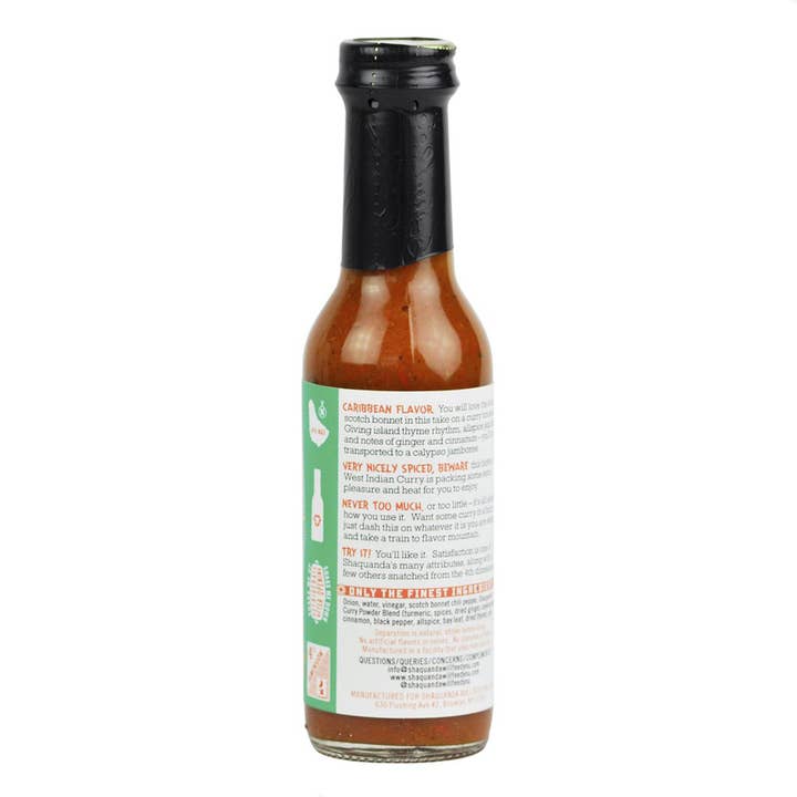 Shaquanda's - Wholesale Hot Sauce - West Indian Curry (Case of 12 units) FREE SHIPPING1