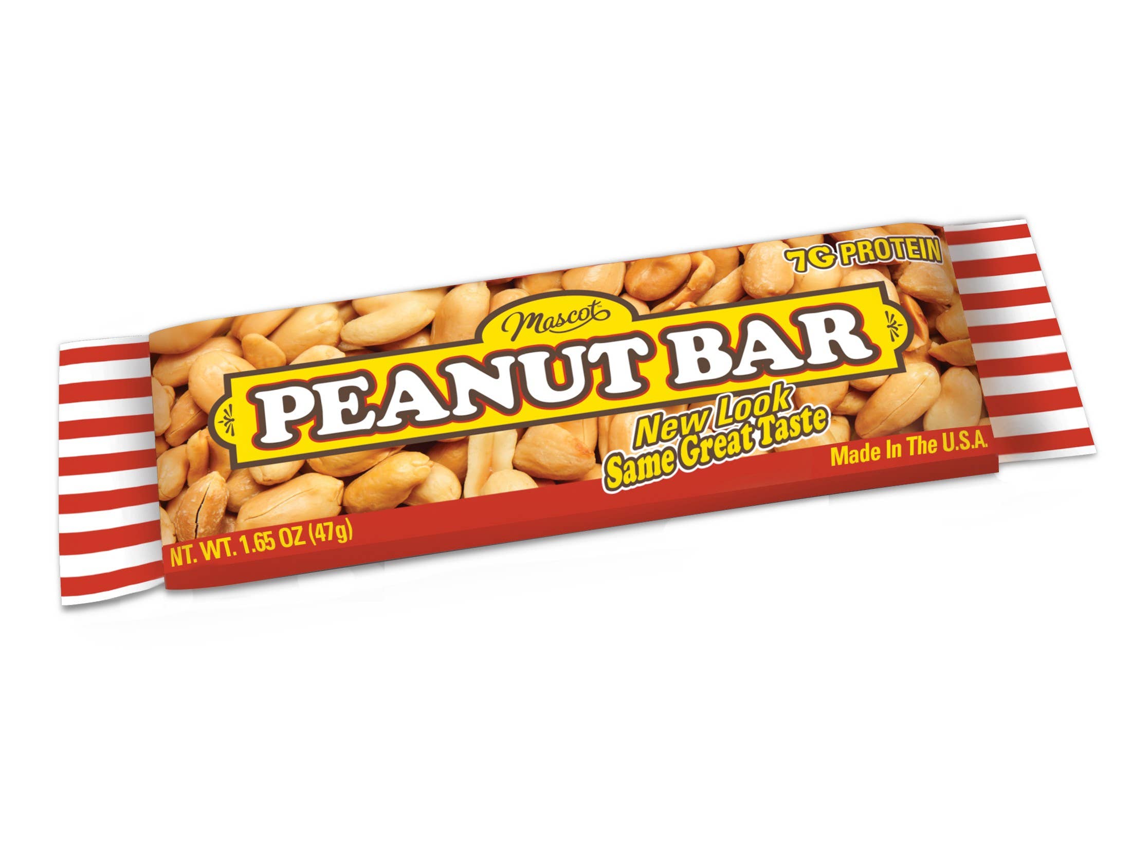 Mascot Pecan - Wholesale Snack Bar - NEW Packaging!  Peanut Crunch Bar0