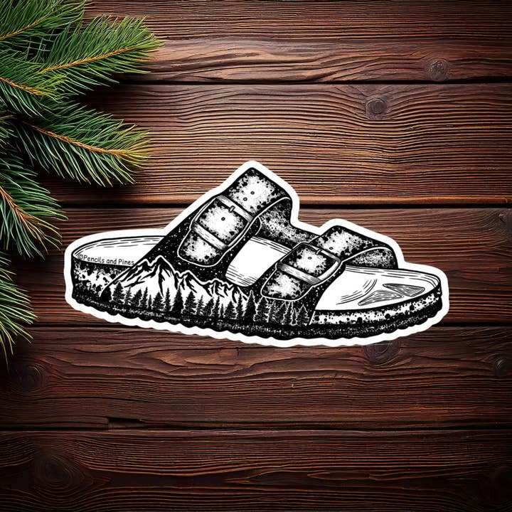 Sandal Sticker for wholesale by Pencils and Pines