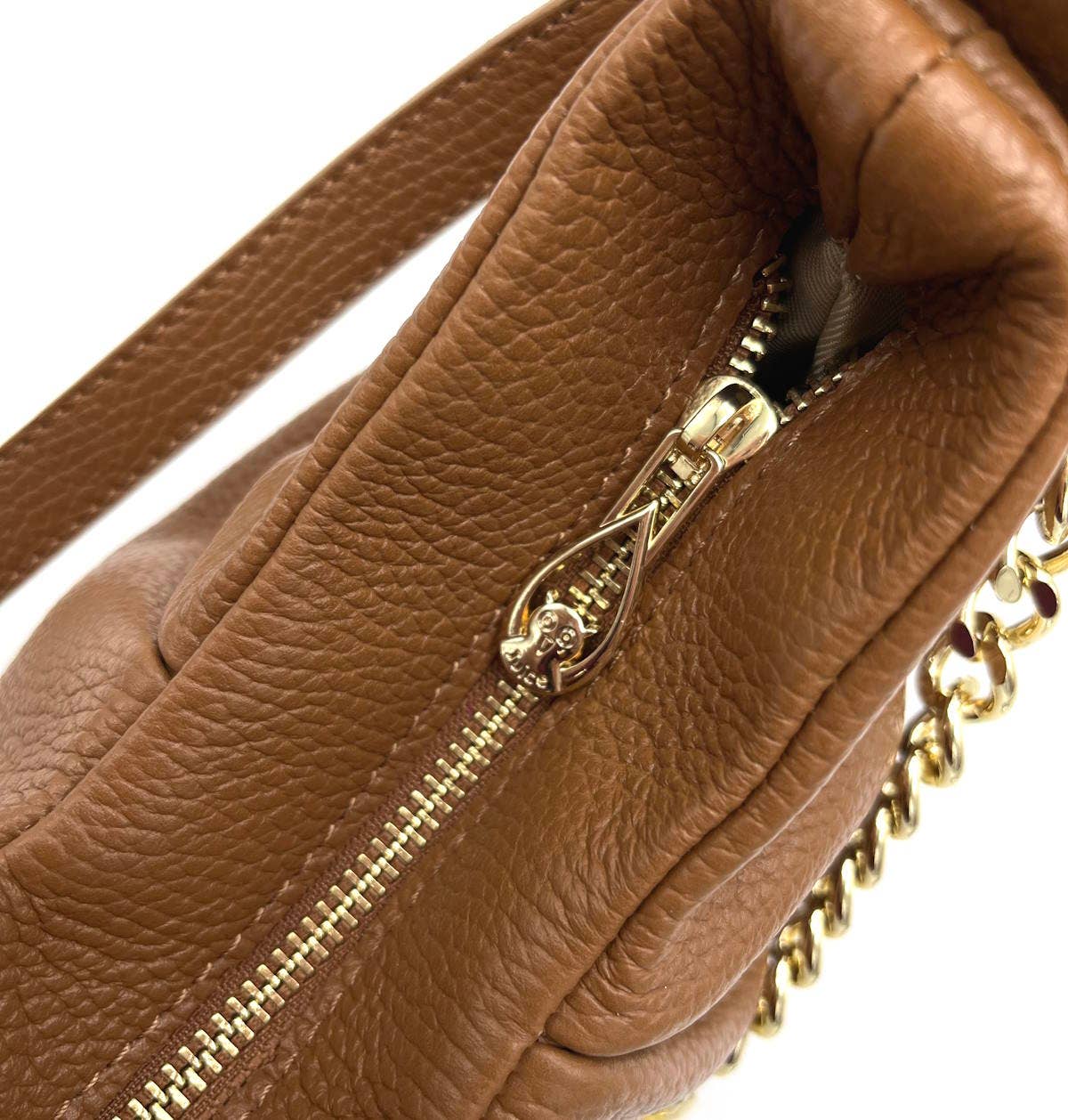 Suie Valentini srl – wholesale Axelremsväska – Dam – Kedjeväska i äkta läder, tillverkad i Italien, art. 1124407