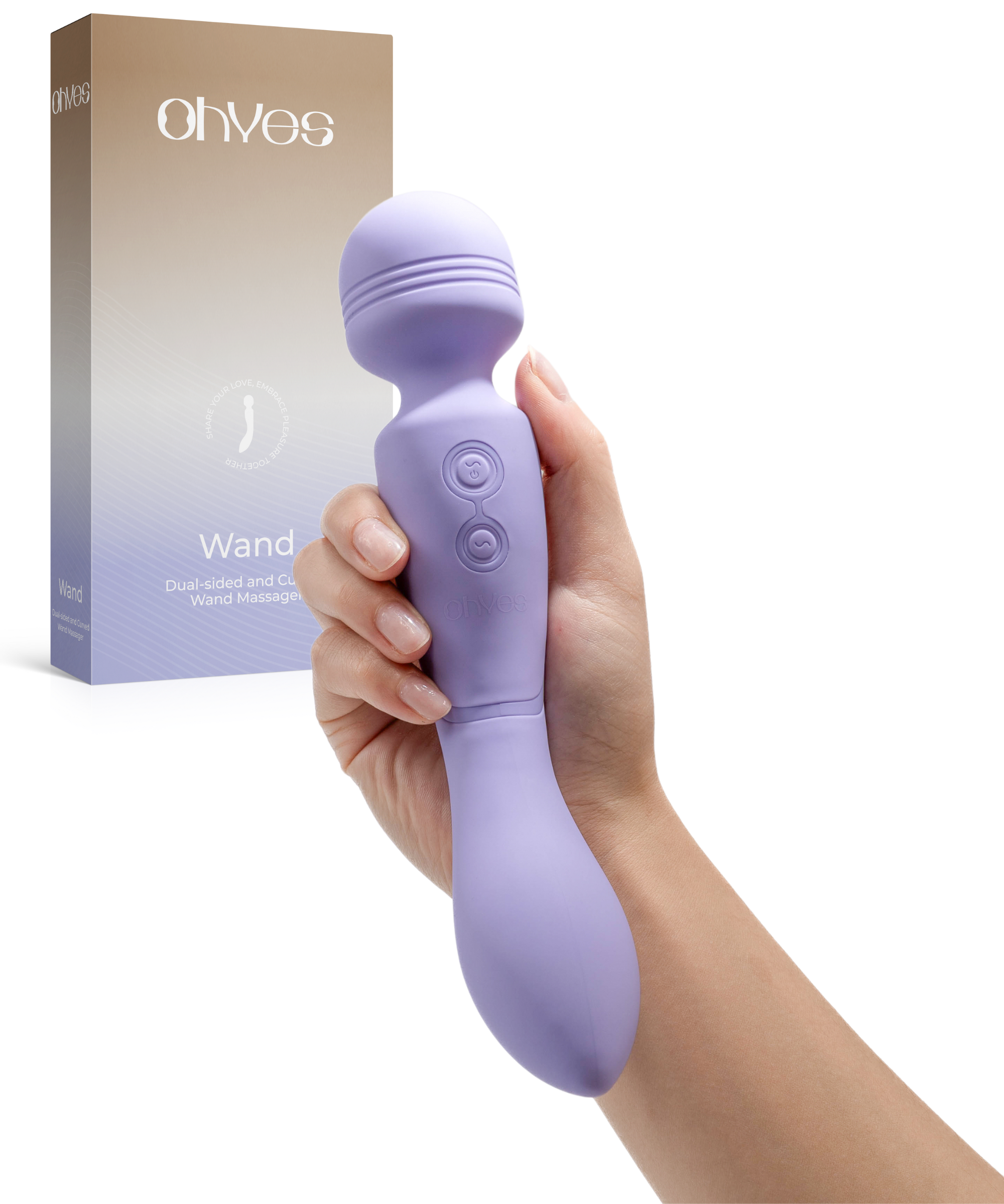 ohyes - Wholesale Sex Toy - OHYES Magic Wand Vibrator - Dual Wand and G Spot Massager0