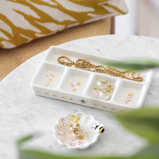 Lisa Angel – wholesale Jewellery dish – Floral Ceramic Trinket Dishes