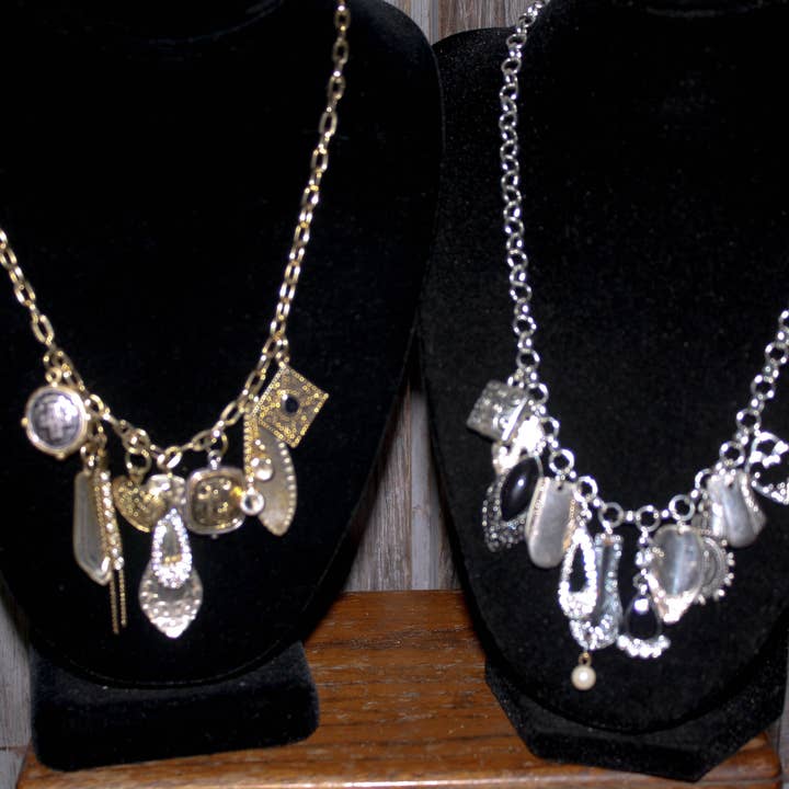 Silver Chest Creations - Wholesale Pendant/Charm Necklace - Junk Necklace