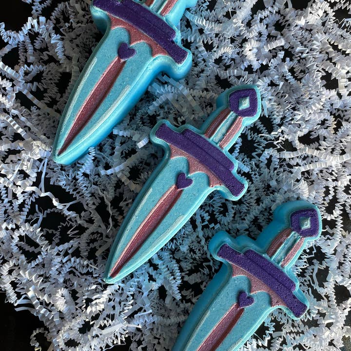 Blauwe Hawaiian Dagger Bath Bomb voor wholesale door Skye Luna Beauty