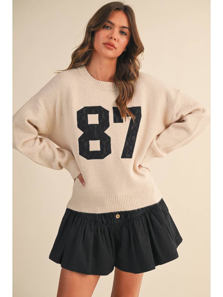 Klesis - Vente Pull en maille – femme - IT4429 87 HAUT EN MAILLE AVEC CONTRASTE DE DENTELLE