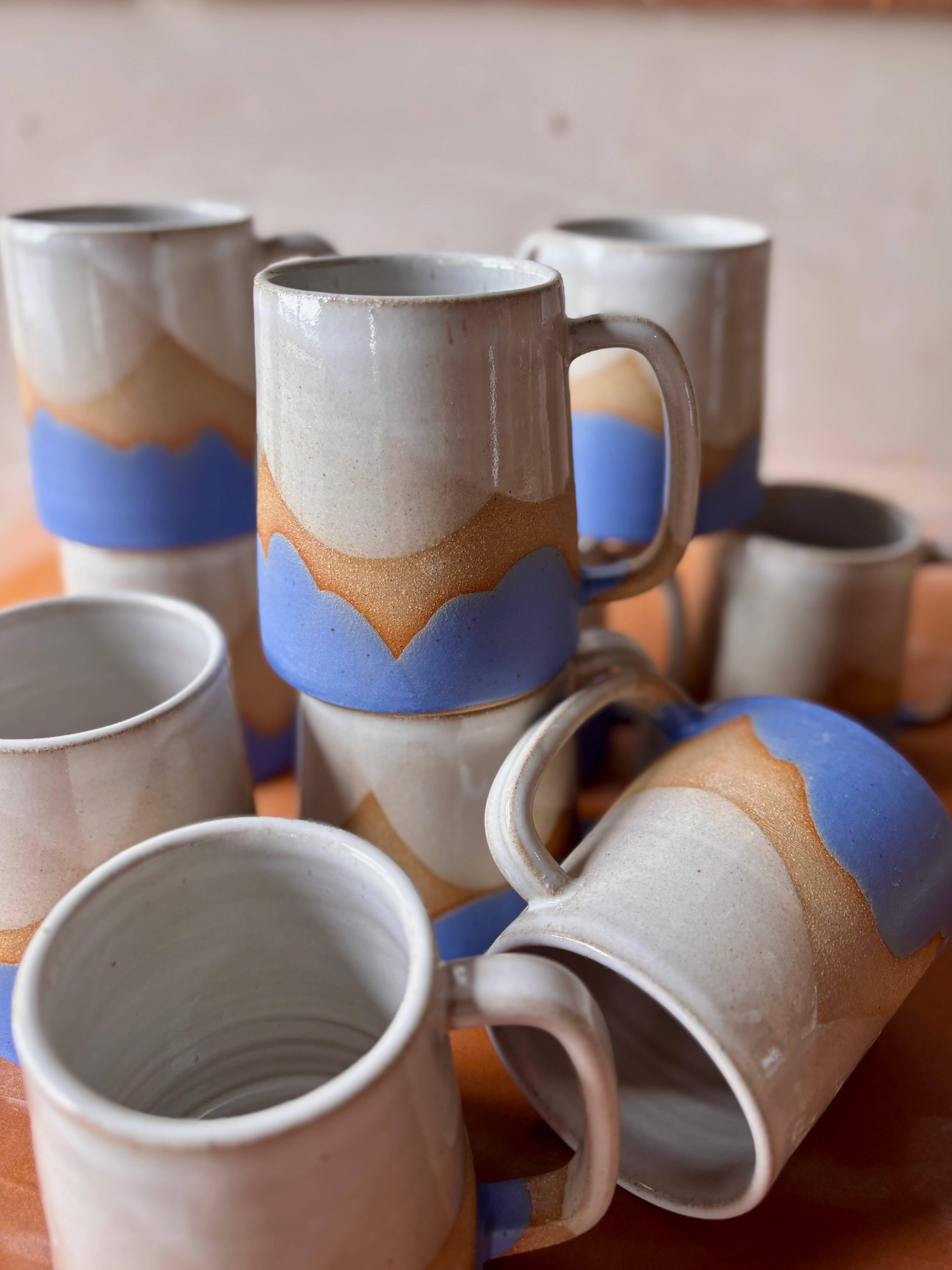 ROB Ceramics - Wholesale Coffee Mug - Horizon Mug- Handmade Ceramic2