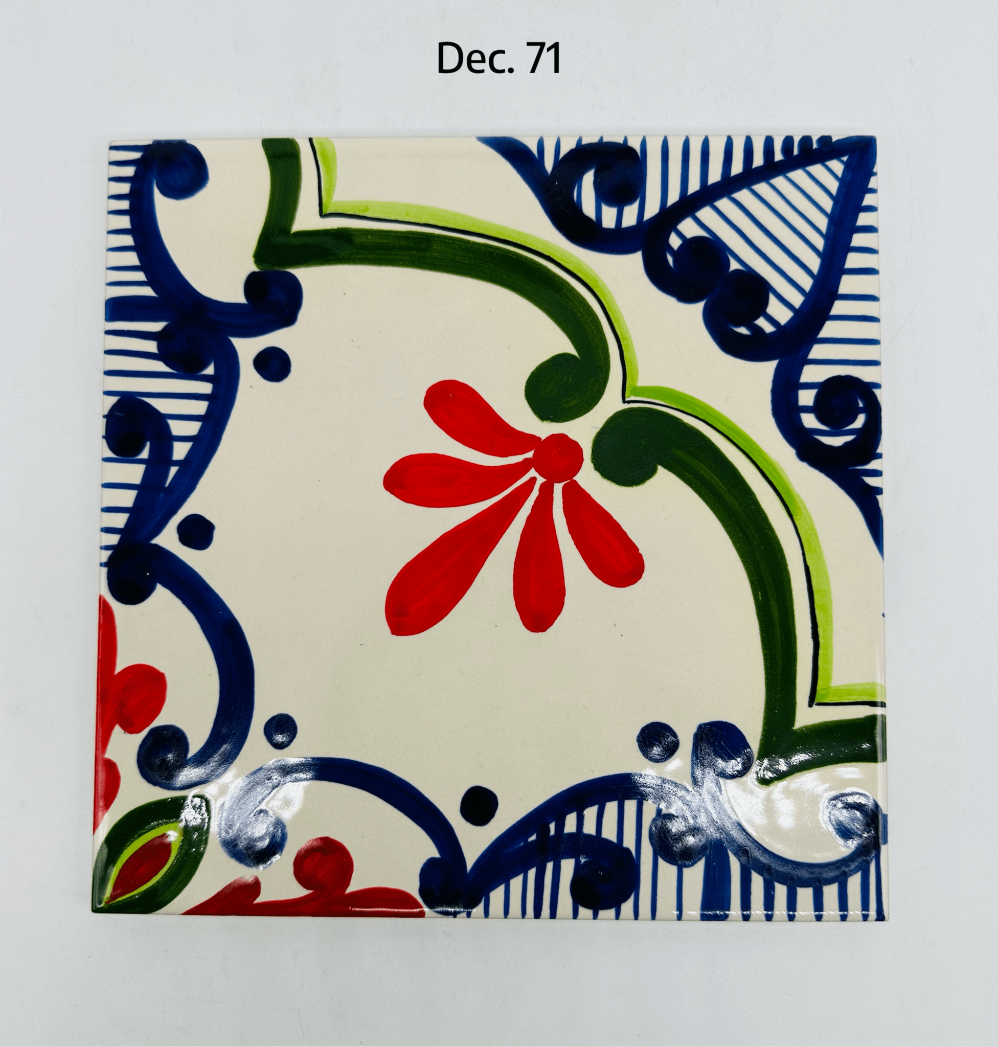 DD Ceramiche Siciliane - Vente Carrelages muraux - Majolique en céramique Caltagirone cm 20x20 cm Carreaux décorés à la main15