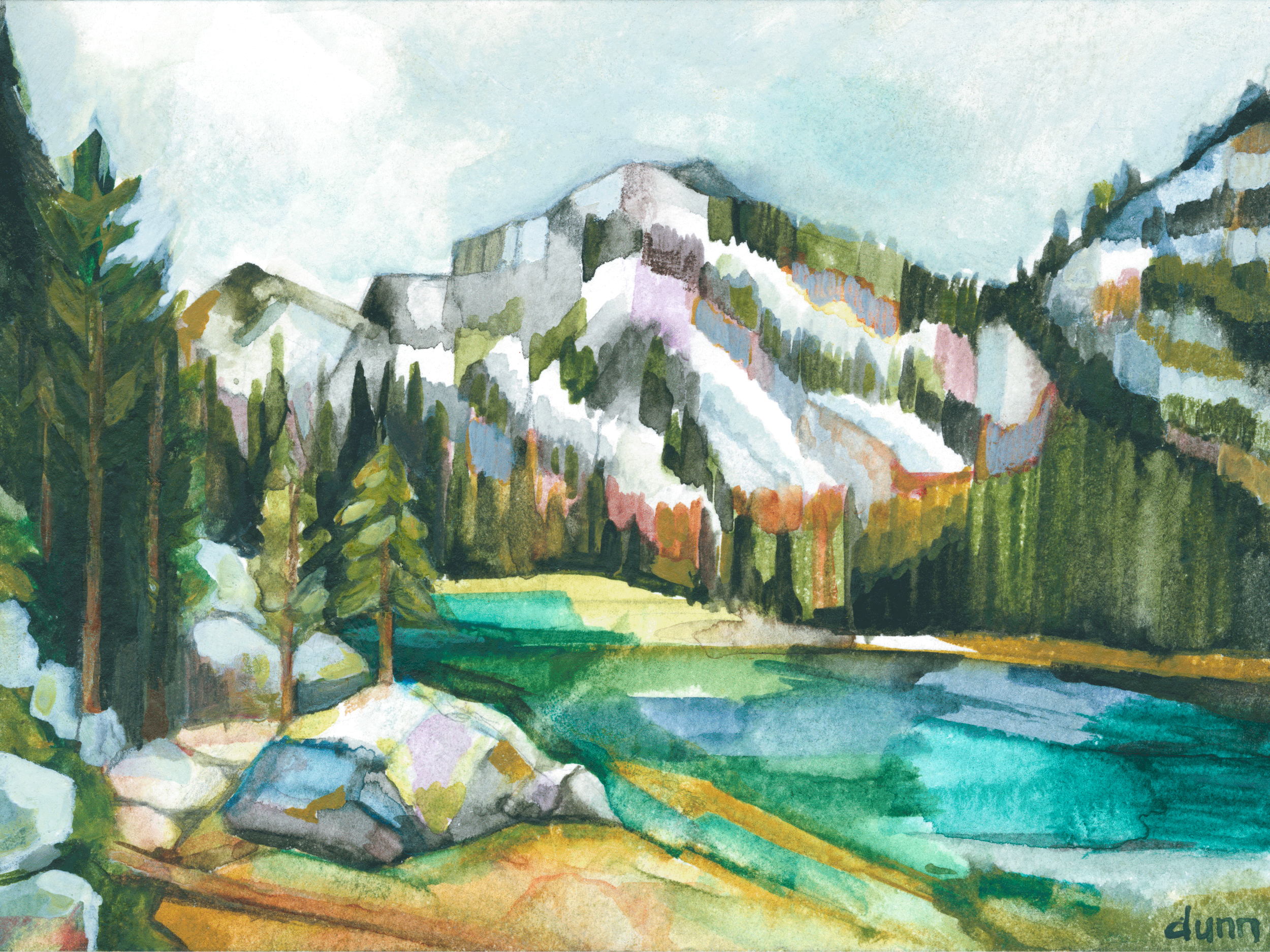 SheilaDunnArt - Wholesale Art Print - The Elkhorns - archival ink print Eastern Oregon landscape1