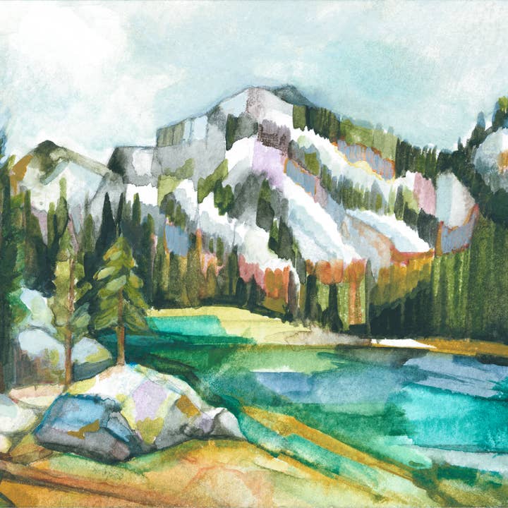 SheilaDunnArt - Wholesale Art Print - The Elkhorns - archival ink print Eastern Oregon landscape1