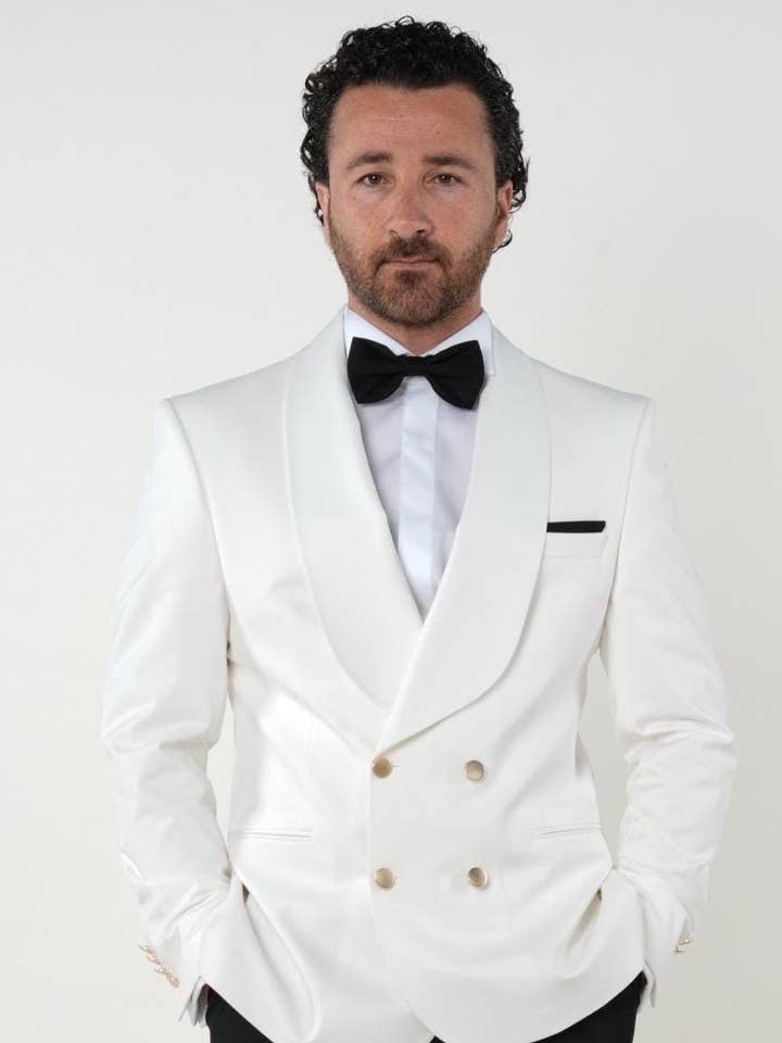 White Tuxedo Groom Suit for men Parez Suit and other Purchase Wholesale tuxedo. Free Returns & Net 60 Terms on Faire trending on Faire.