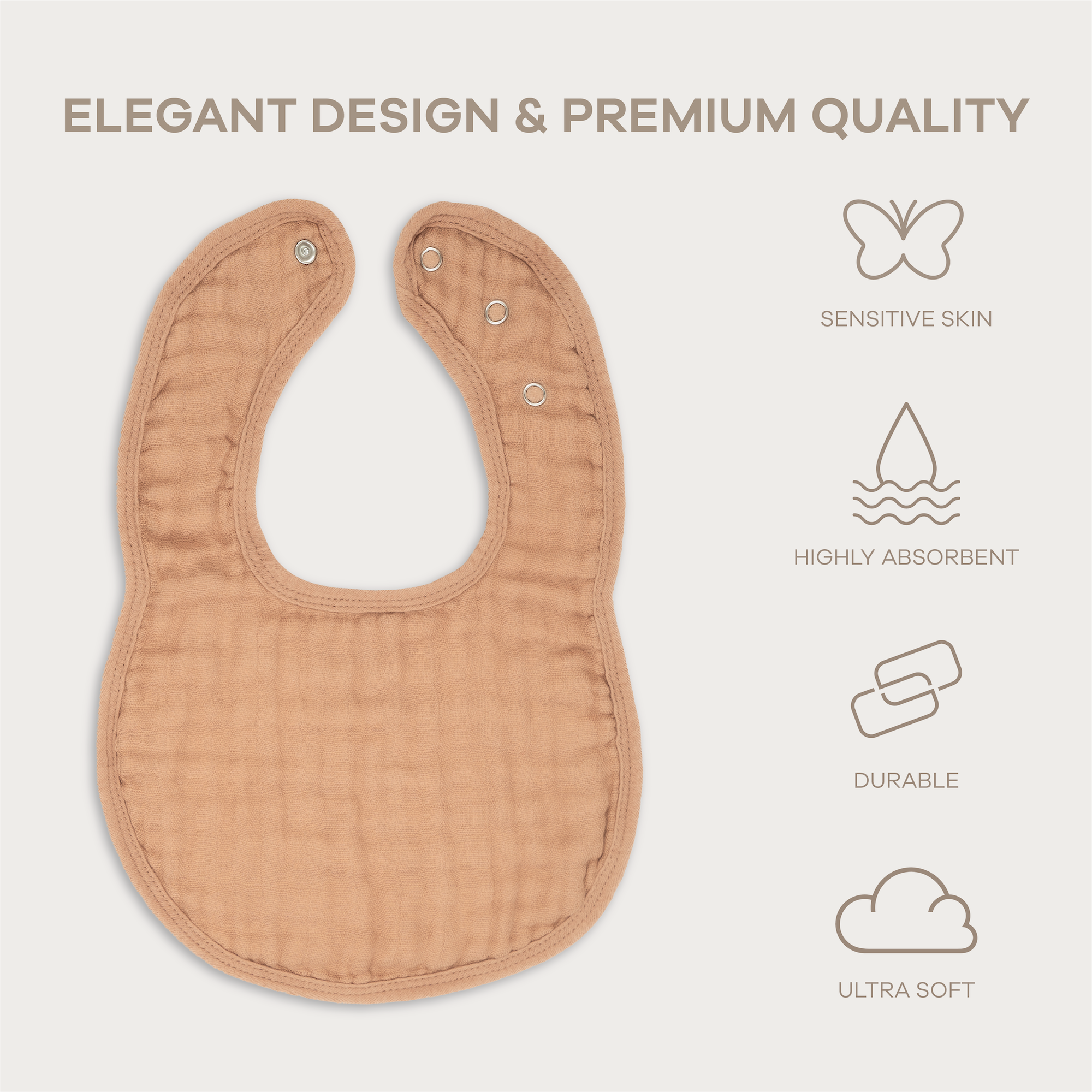 Comfy Cubs - Wholesale Bib - Baby - Muslin Cotton Baby Bibs Adjustable Size by Comfy Cubs48